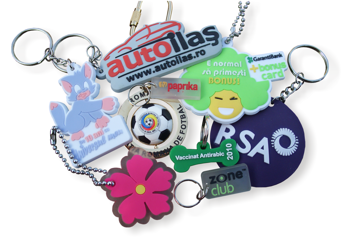 Brelocuri personalizate pentru toate gusturile si nevoile